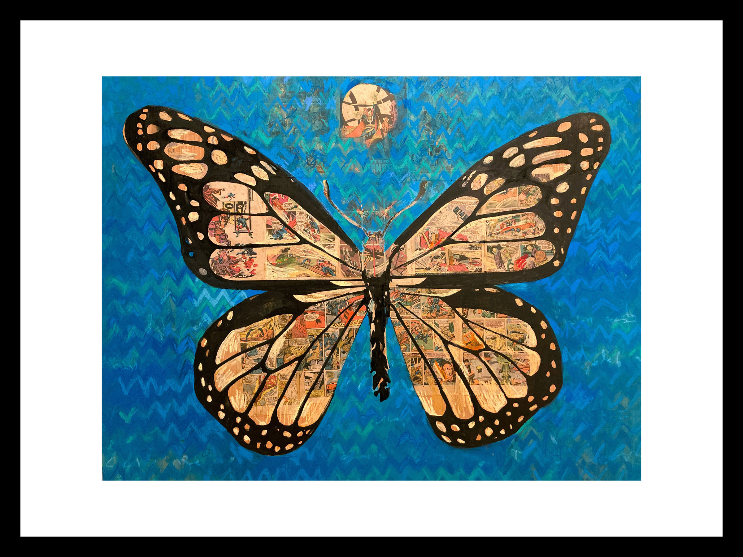 Conjure Butterfly framed print