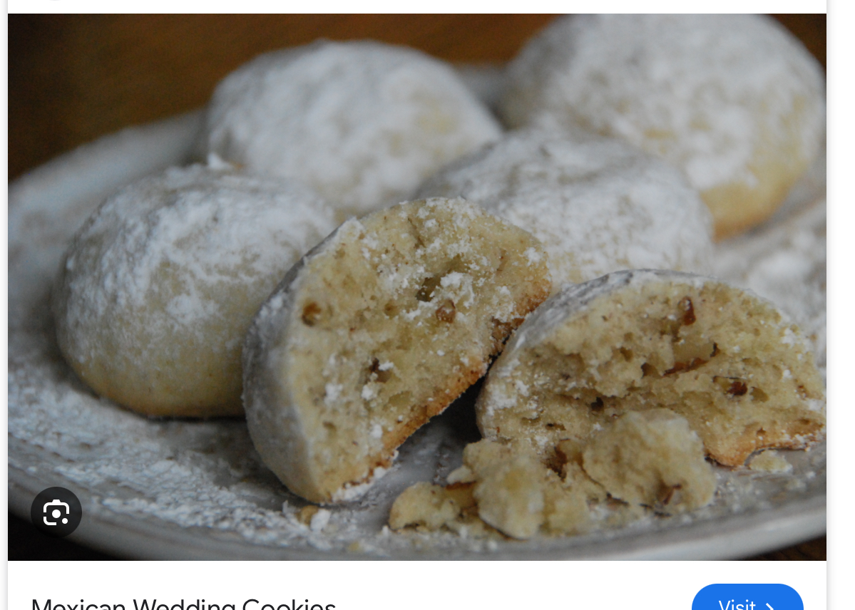 Mexican wedding cookies