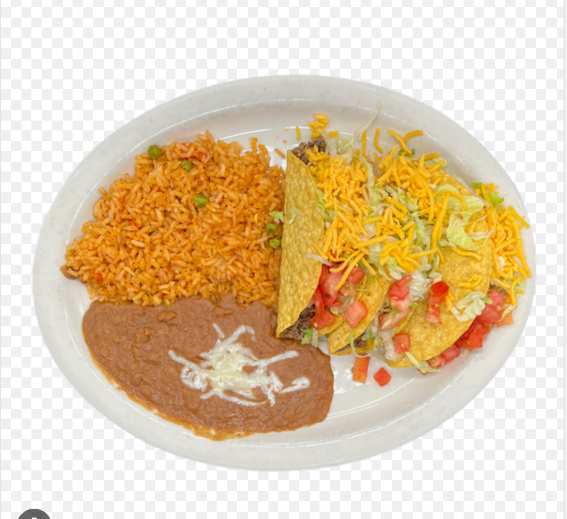 3 Taco plate with drink