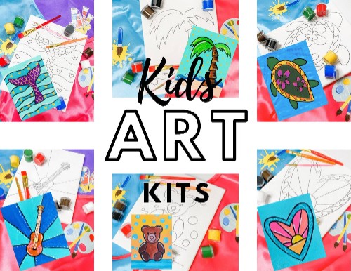 Creative Kid's Art kits (Canvas)