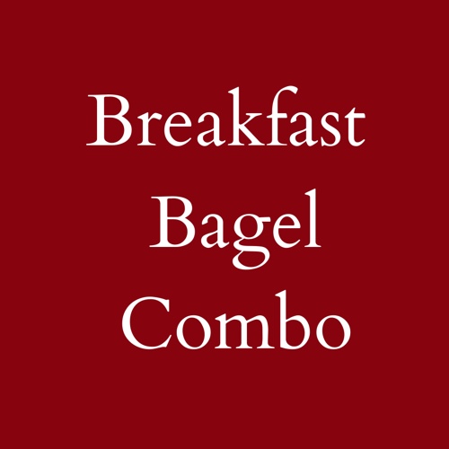 Breakfast Bagel Combo with Coffee until 11:00