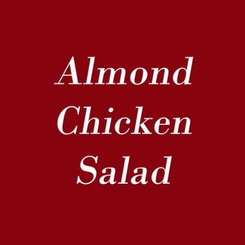 Almond Chicken Salad