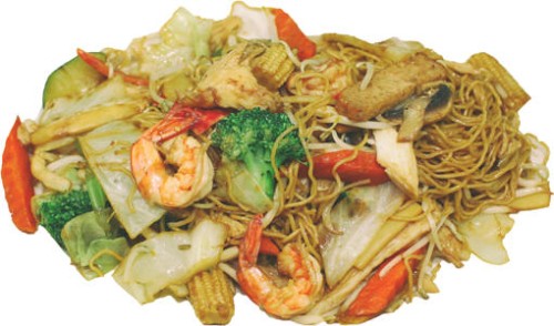 #64-Flat rice noodles or soft or crispy egg or Udon noodle
