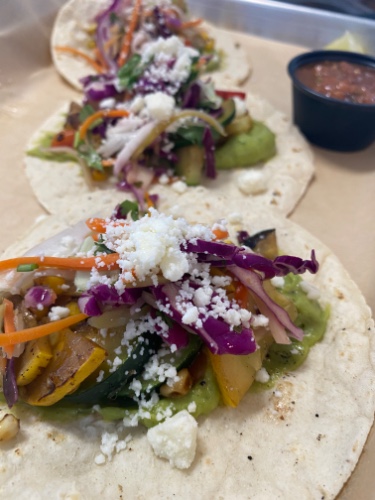Veggie Spring Tacos Platter