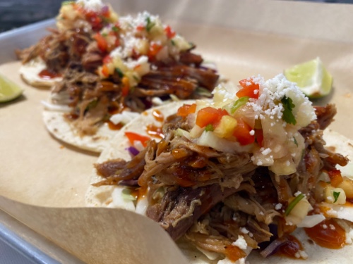 Single Hawaiian Style Pork Taco