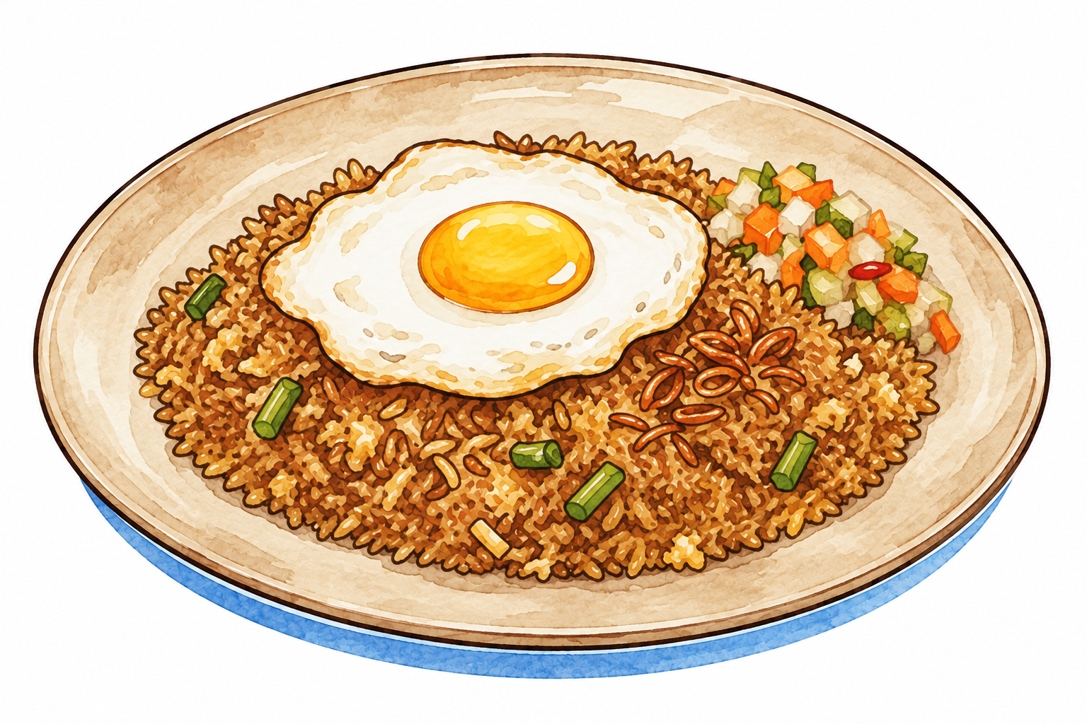Nasi Goreng Ikan Asin / Xo