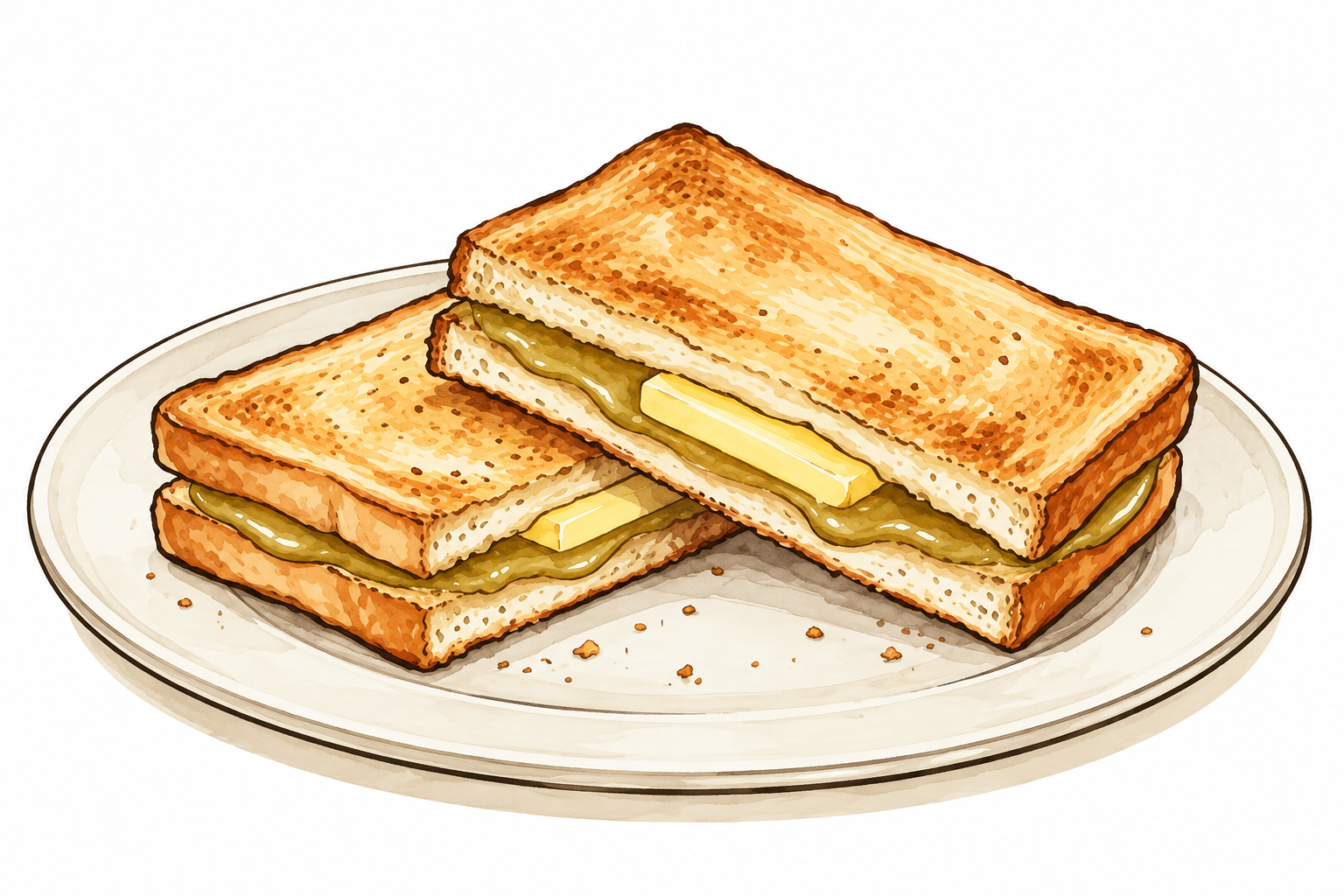 Traditional Kaya Toast