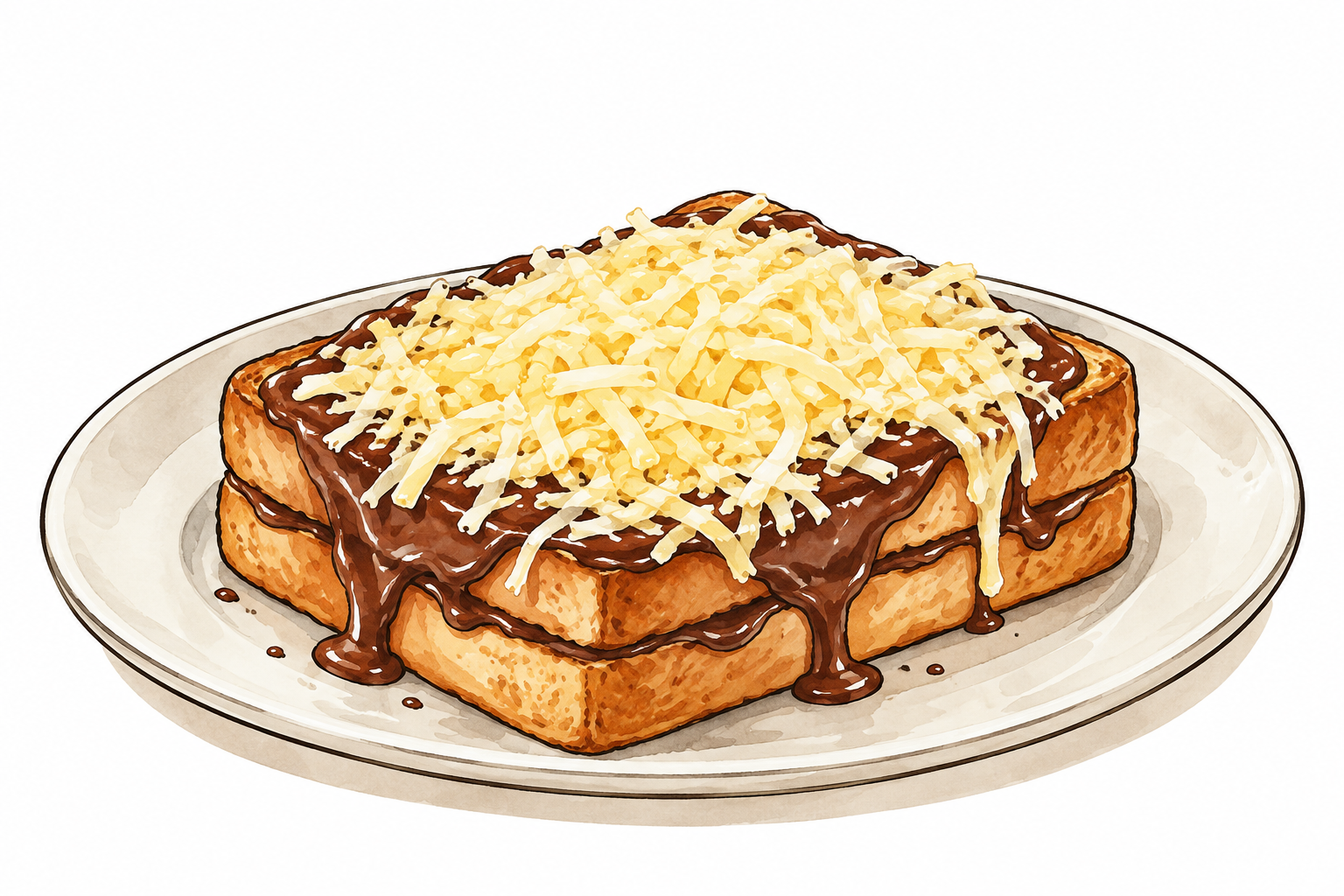 Choco Cheese Thick Toast
