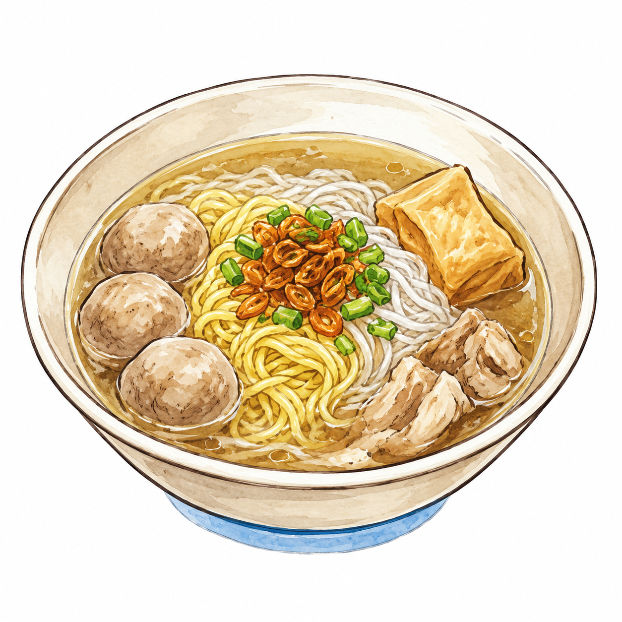 Bakso Kuah Komplit