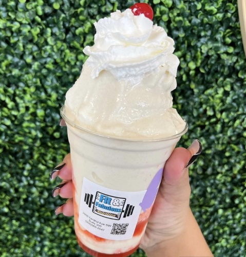Cherry Lime Float