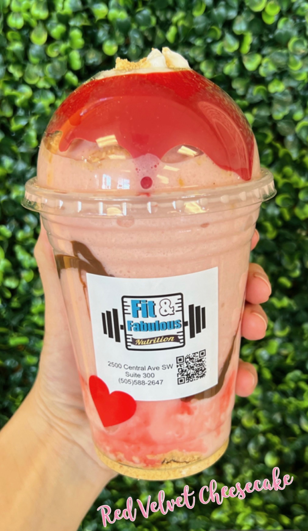 Red velvet cheesecake