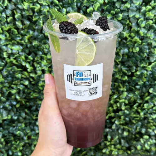 Blackberry Coconut Mojito