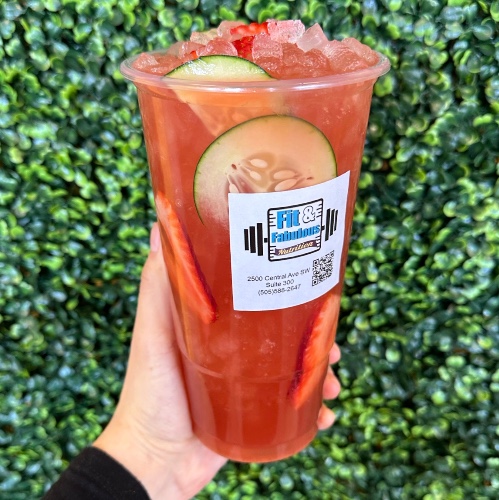 Strawberry Cucumber Limeade
