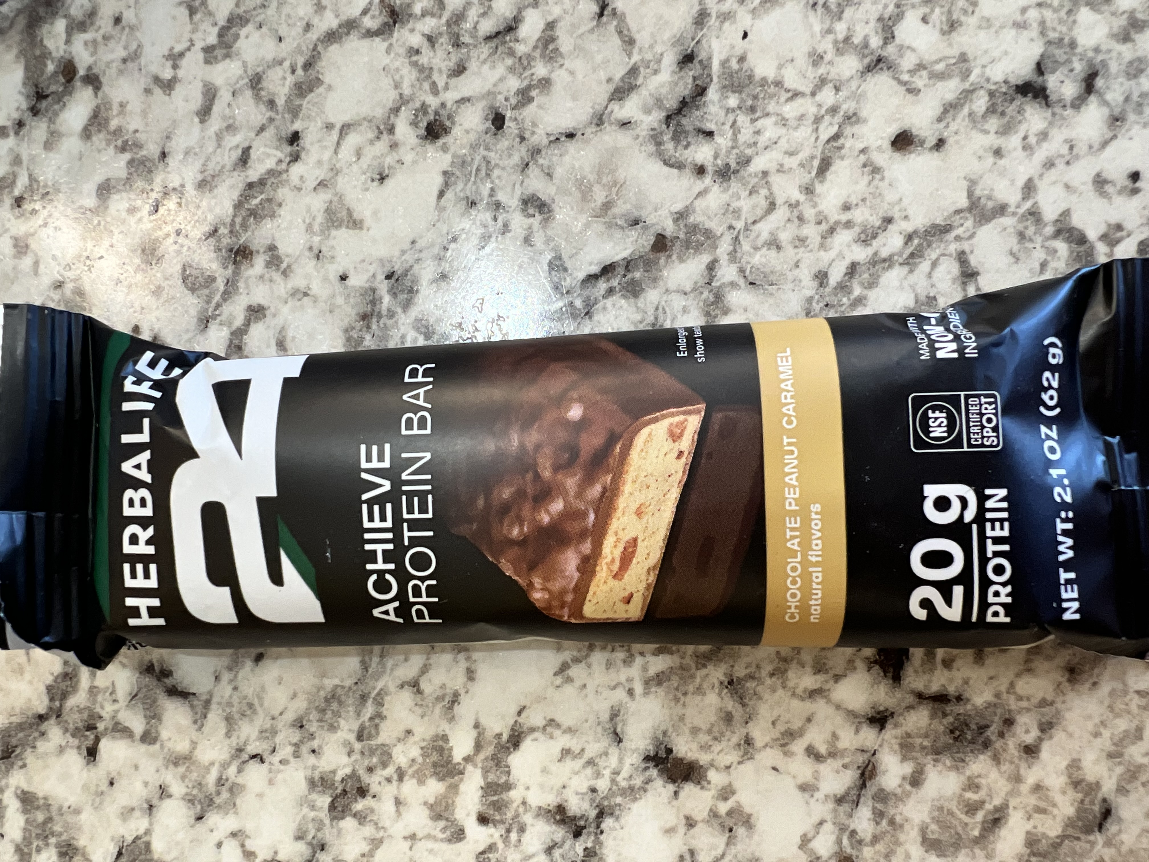 Chocolate peanut caramel 24 protein bar