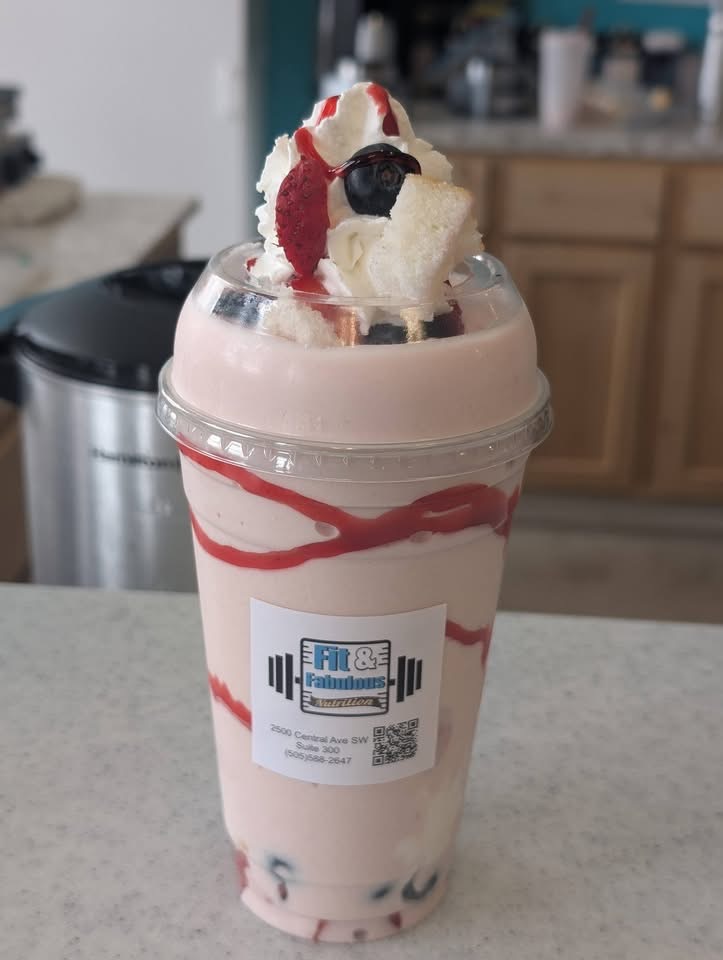 Mixed berry shortcake