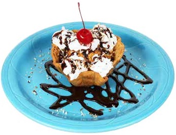 Fried Ice Cream Sundae