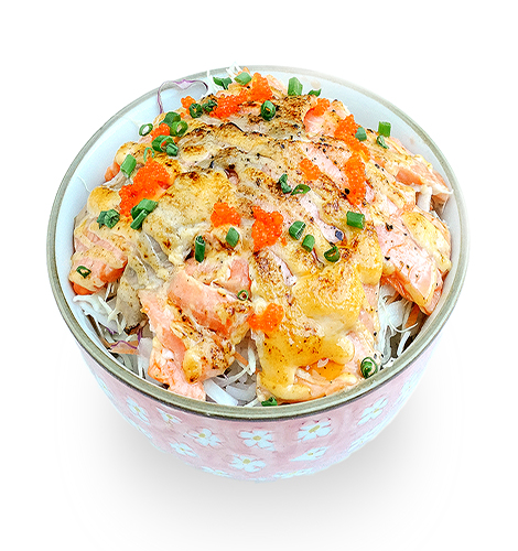 Salmon Aburi Bowl