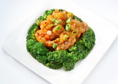Three Flavor Shrimp and Scallops