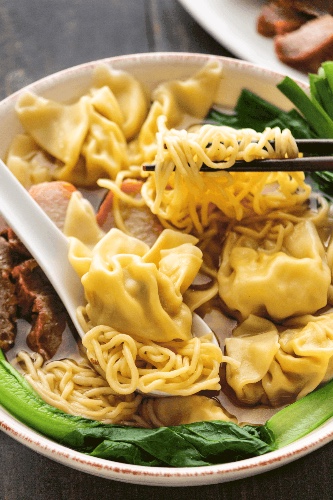 32. Egg Noodle Wonton Seafood Soup