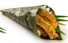 Salmon Skin Fried Temaki
