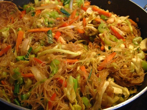 Pancit Bihon (Vegetarian)