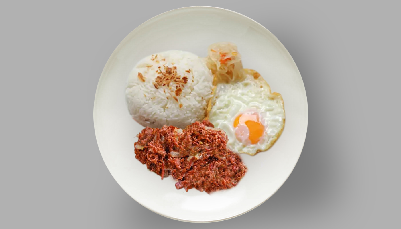 Cornedbeefsilog (Beef)