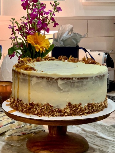 Carrot Cake with Cream Cheese Frosting 11"