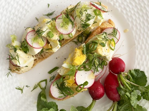 Egg Salad Tartine