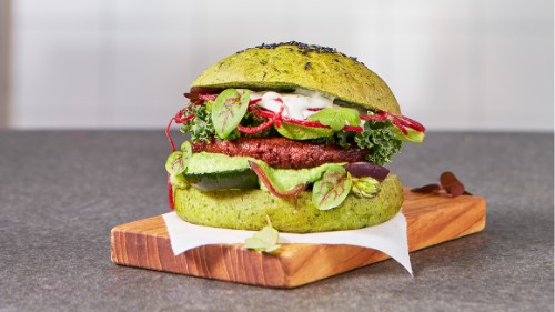 Green Beef Burger