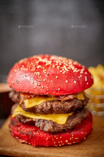 Red Cheese Burger
