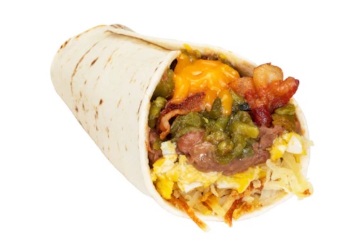 #5 Meat and Bean Burrito