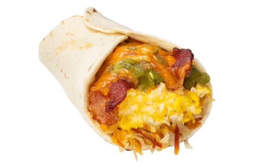 #1 Bacon Burrito