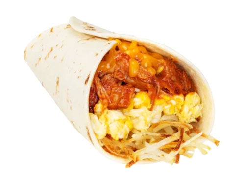 #6 Carne Adovada Burrito
