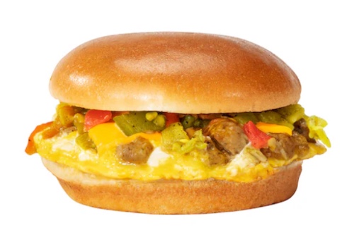Breakfast Sandwich With Meat