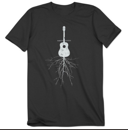 Rootsy Guitar T-Shirt
