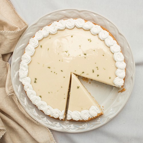 Pastel de queso con limón