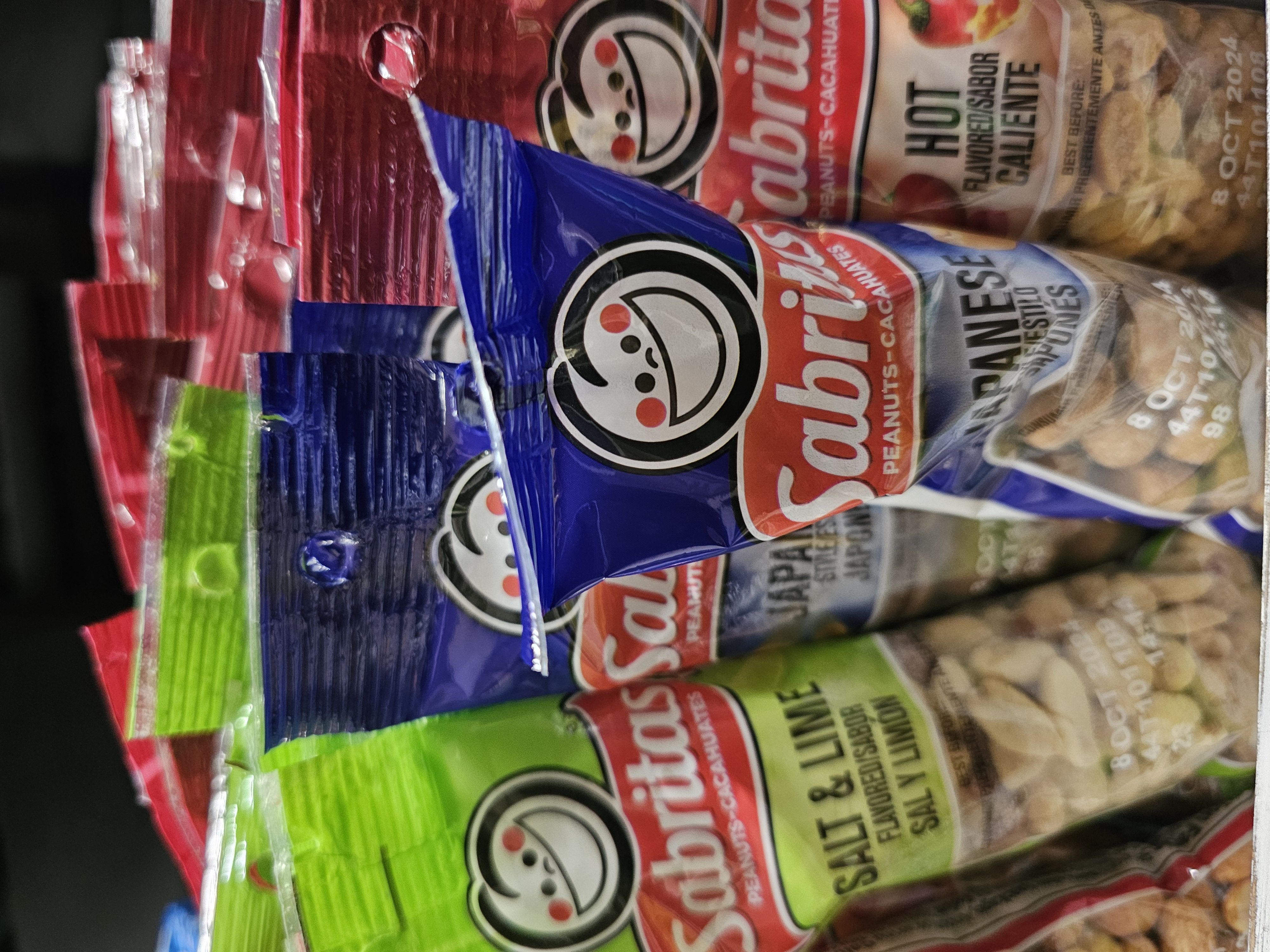Sabritas Peanuts assorted flavors and karrs