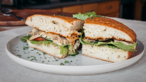 Chicken Sundried Tomato Pesto Sandwich