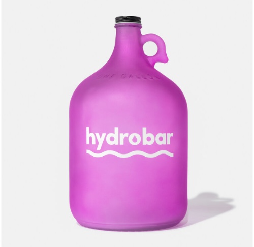 Geo Glass Gallon Jug - Pink