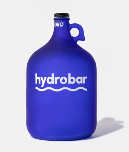Geo Glass Gallon Jug - Violet