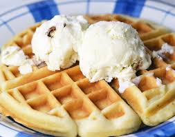 Waffle and Ice Cream