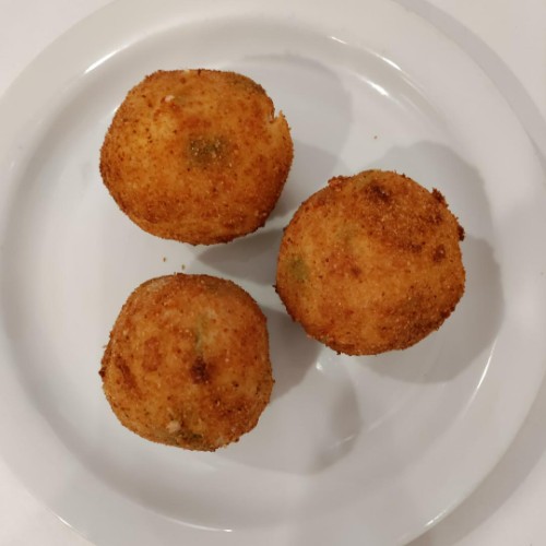 Green Chile risotto balls