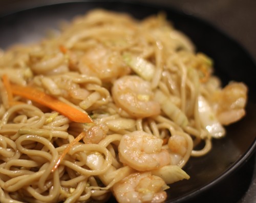 Shrimp Stir-fried Noodle 虾炒面
