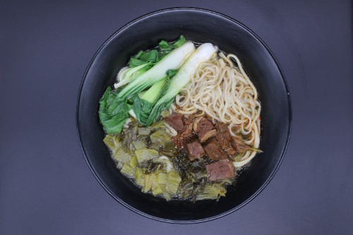 Beef Noodle Soup Chinese Pickle 酸菜牛肉面