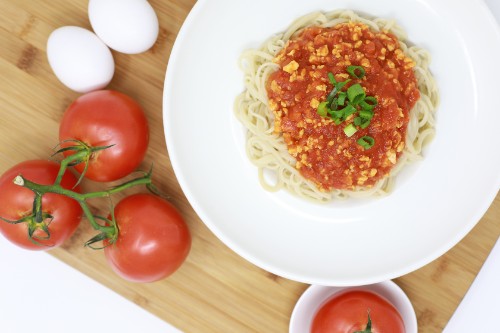 Tomato Egg Sauce Noodle 西红柿鸡蛋面