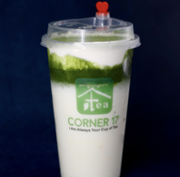 Uji Matcha Milk Cheese Tea 宇治抹茶奶盖