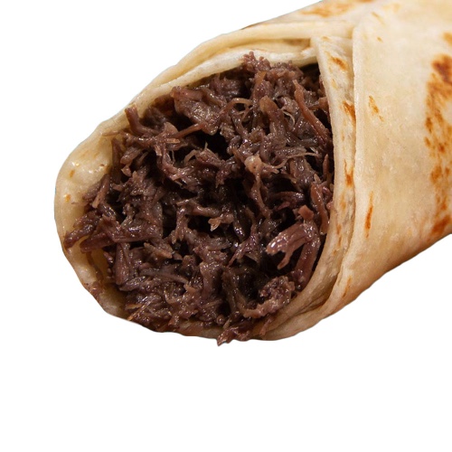 Asada Barbacoa y relleno burrito