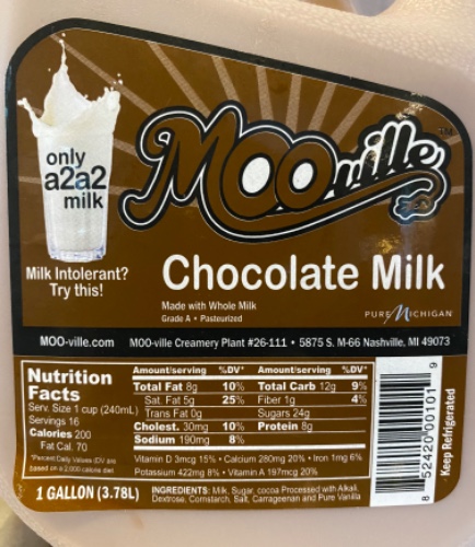 Moo-Ville Chocolate Milk