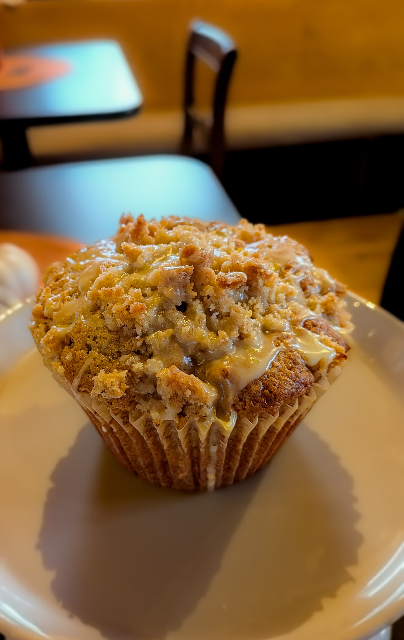 Cinnamon Coffee Cake w/ orange glaze