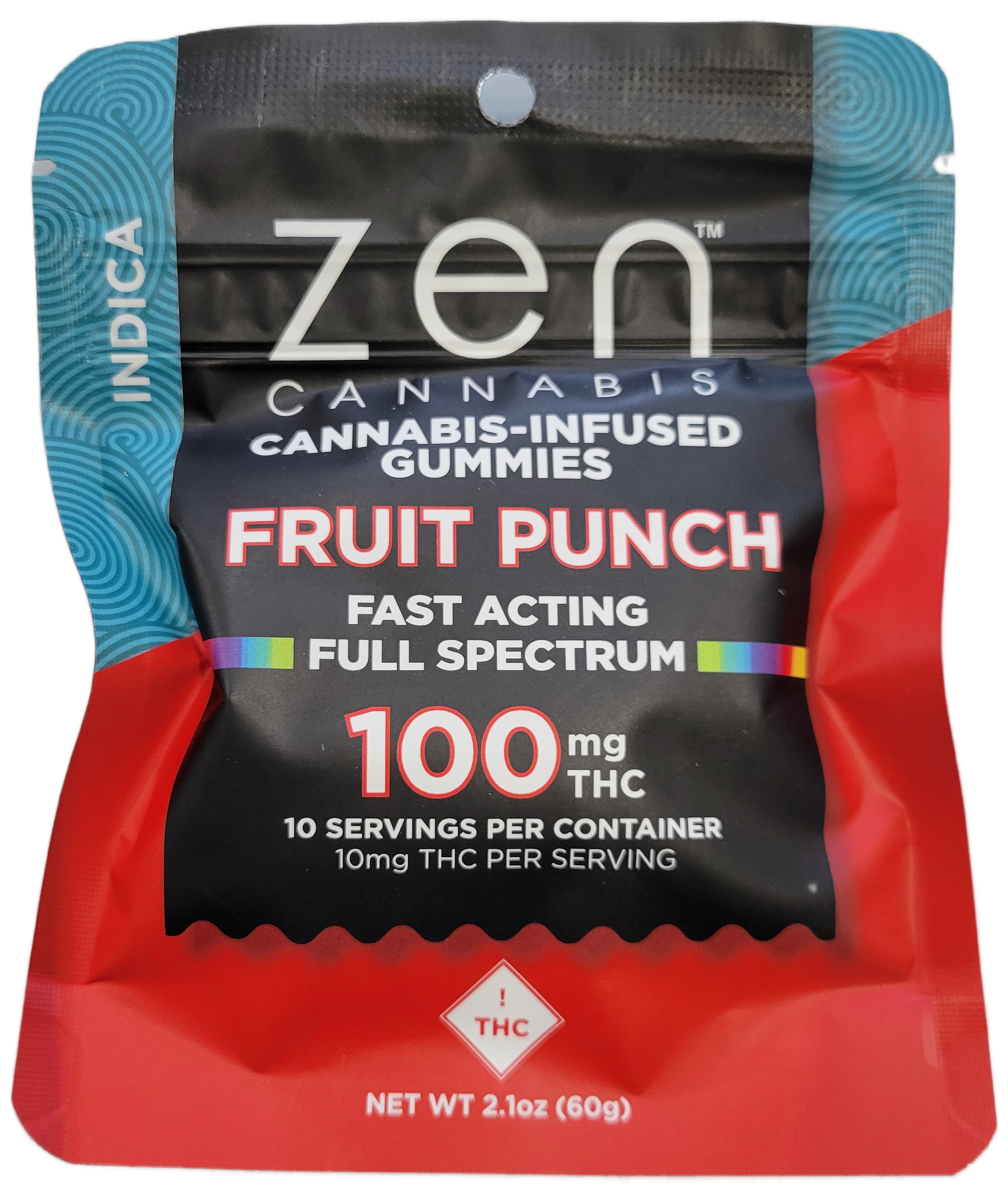Zen Fruit Punch Full Spectrum Gummies